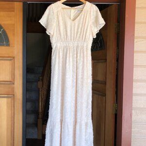 Piper and Scoot Limited Ivory Maxi Dress XS